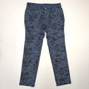 Adidas Primegreen Golf Pants Mens 34x32 Blue Digital Camo Performance